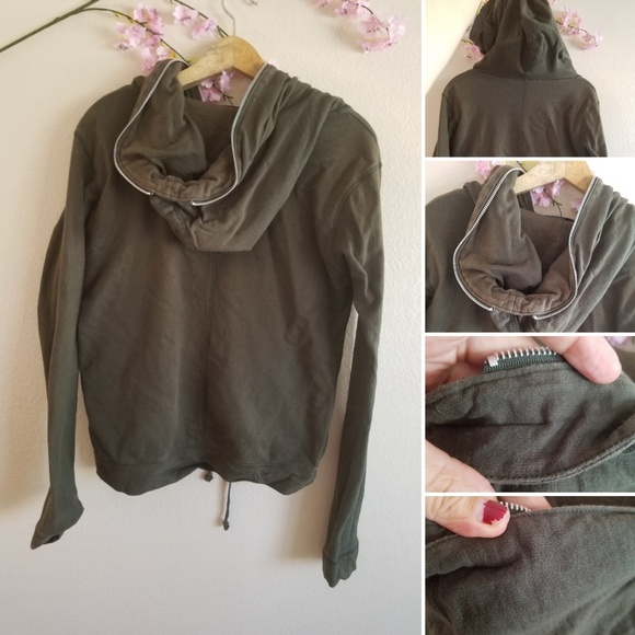 Kai-aakmann green jacket hooded jacket Small - Picture 5 of 8